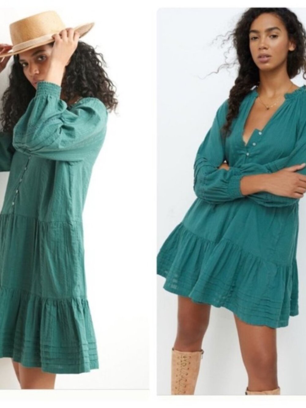 Anthropologie Carrie Tiered Tunic Dress